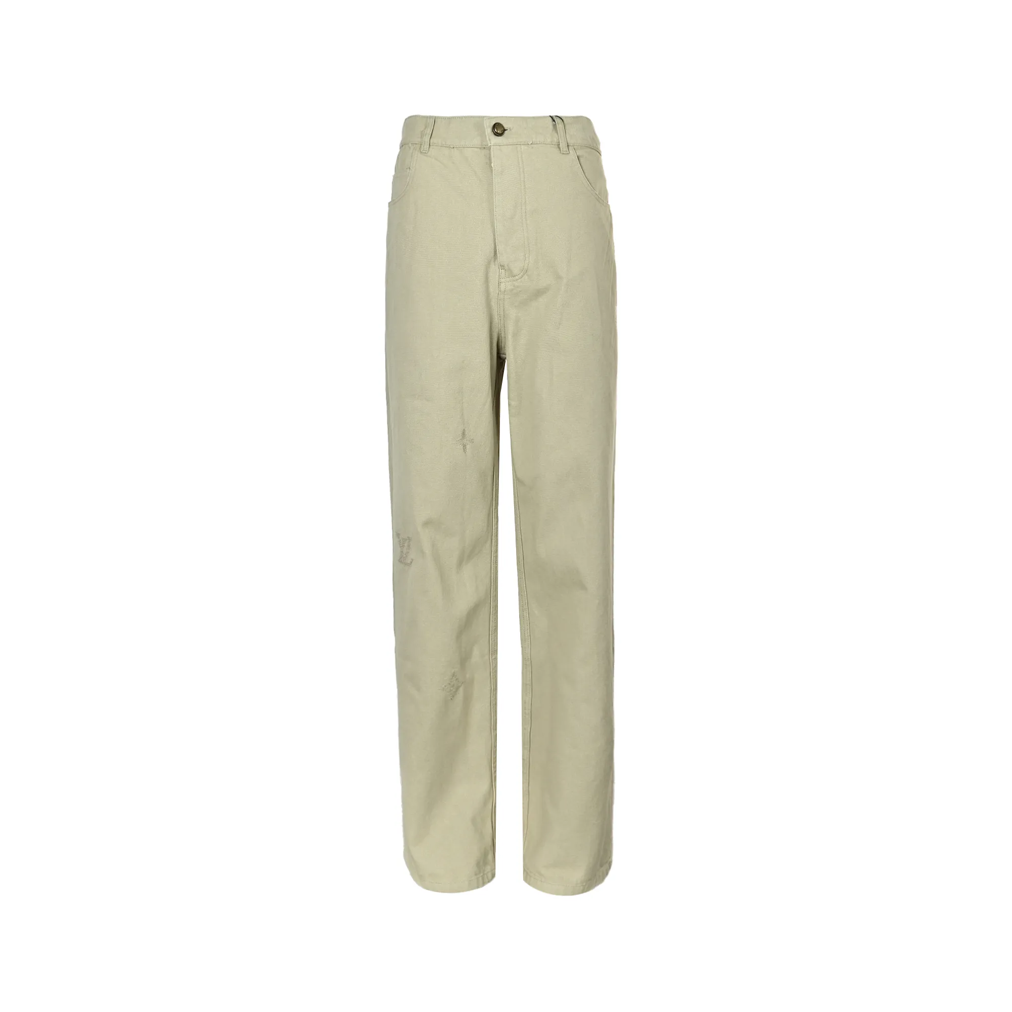 Louis Vuitton/Louis Vuitton embroidered signature straight jeans